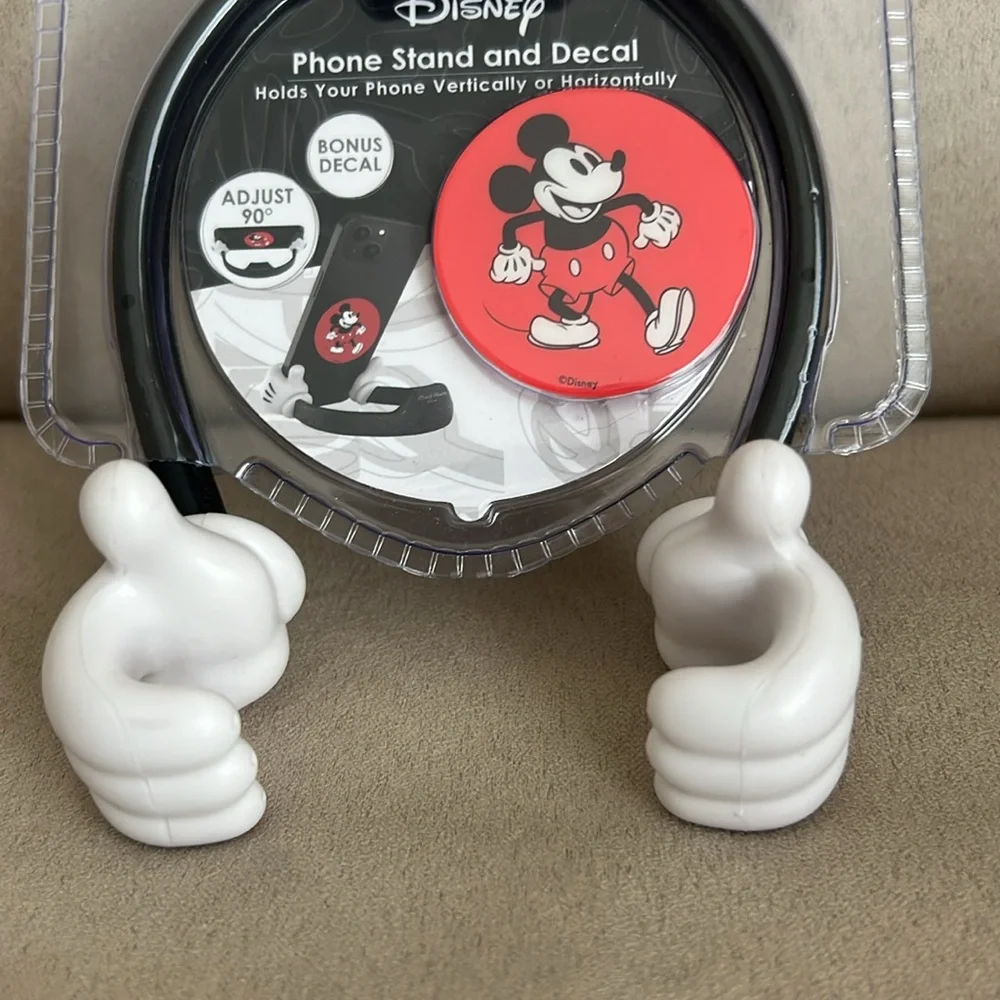 New Disney Mickey Mouse Phone Stand and Decal
